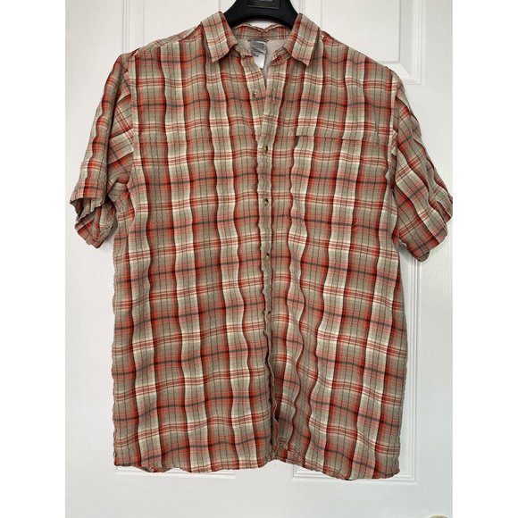 The North Face Other - North Face Men's Large plaid button down zip pocke
